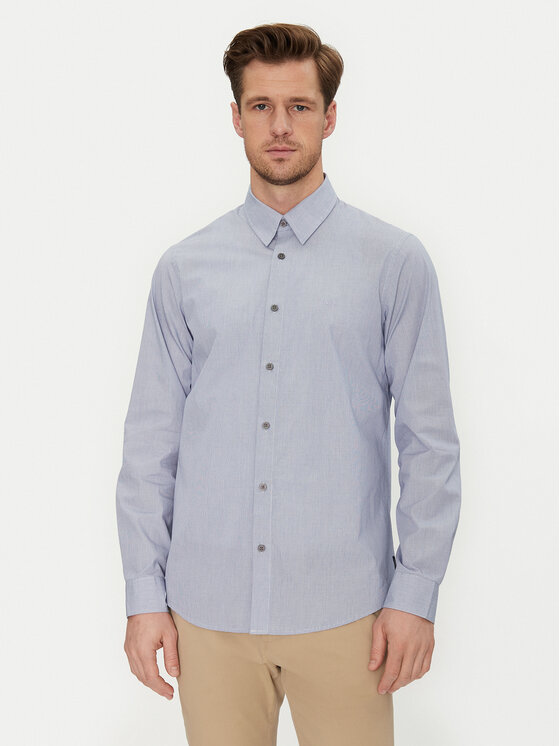 Armani Exchange Košeľa XM000445 AF13007 FB056 Modrá Regular Fit
