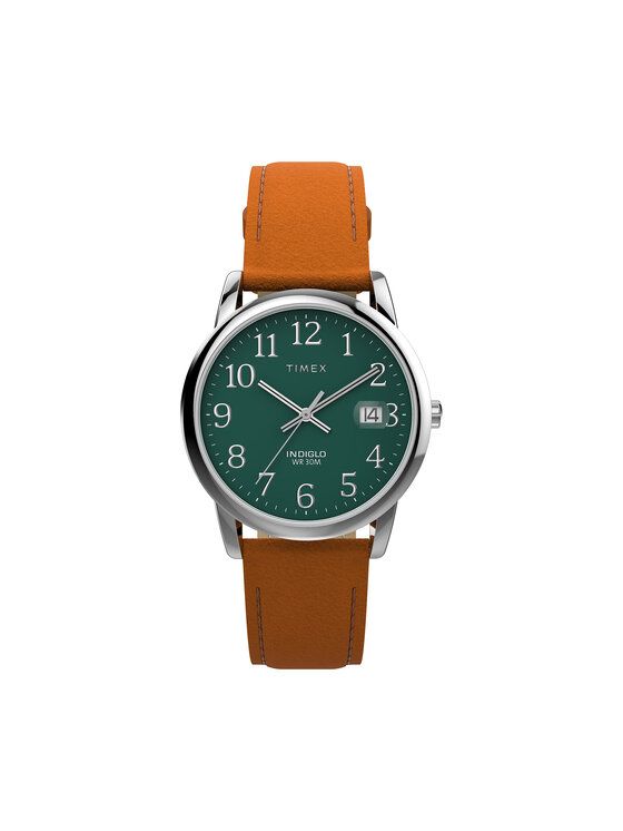Ceas Timex Easy Reader Classic TW2W54600 Green/Brown