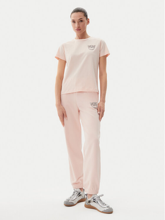 PINKO PINKO Долнище анцуг Plumcake 104790 A2G8 Розов Regular Fit