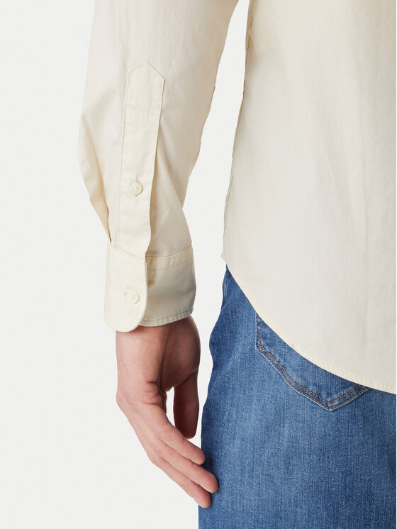 Tommy Hilfiger Tommy Hilfiger Πουκάμισο Flex MW0MW37550 Εκρού Regular Fit