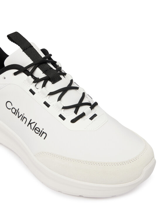 Calvin Klein Calvin Klein Laisvalaikio batai Light Eva Runn Ess Laceup Ny-Su HM0HM02342 Balta