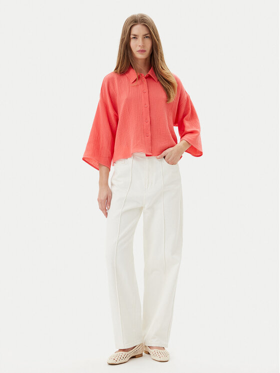 Vero Moda Vero Moda Koszula Natali 10279685 Różowy Standard Fit