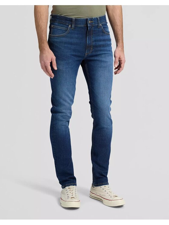 Lee Lee Jeansy LUKE Niebieski Slim Fit