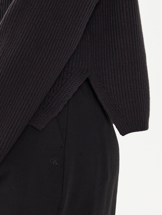 Calvin Klein Jeans Calvin Klein Jeans Kampsun Logo Intarsia J20J223615 Must Relaxed Fit