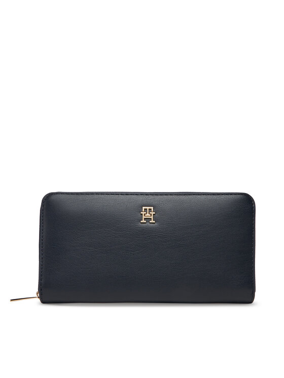 Tommy Hilfiger Duży Portfel Damski Th Icon Lrg Za AW0AW17744 Granatowy
