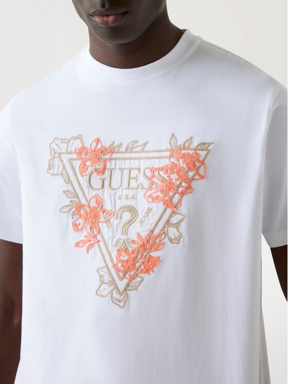 Guess Guess T-Shirt 176357 Biały Classic Fit