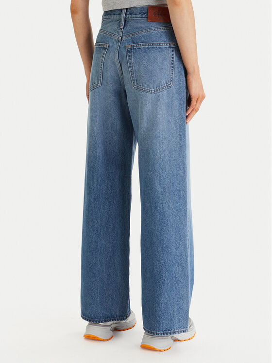 Calvin Klein Jeans Calvin Klein Jeans Blugi LV047E701G Albastru Wide Leg