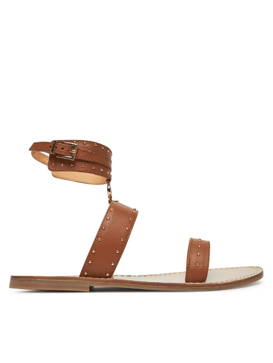 TWINSET Sandále 251GCJ04C Hnedá