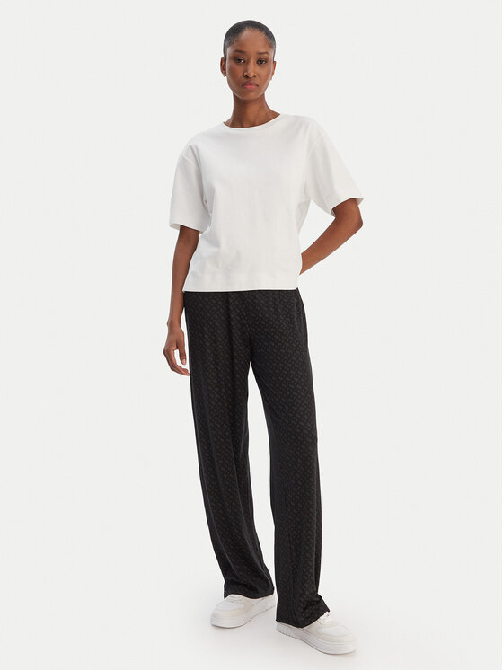 BOSS BOSS Spodnie piżamowe B Logo 50550711 Czarny Relaxed Fit