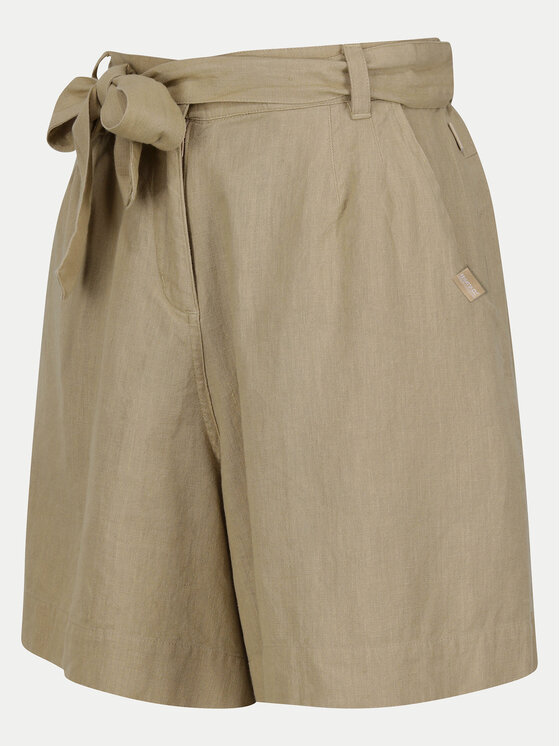 Regatta Regatta Шорти от плат Sabela II RWJ311 Бежов Relaxed Fit