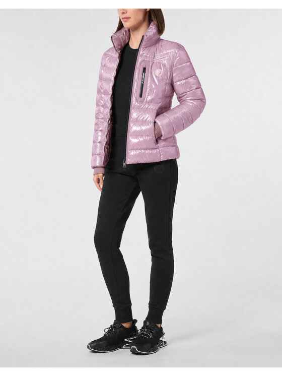 Plein Sport Plein Sport Vatovaná bunda 24037 Ružová Regular Fit