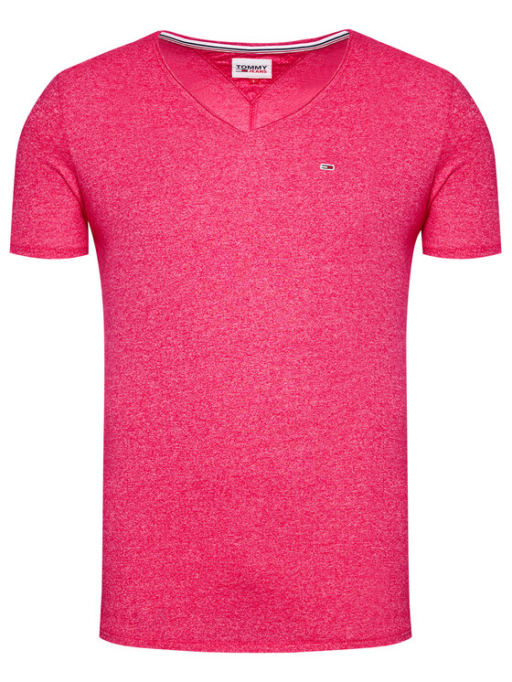Tommy Jeans Marškinėliai Tjm Jaspe DM0DM09587 Rožinė Regular Fit • Modivo.lt