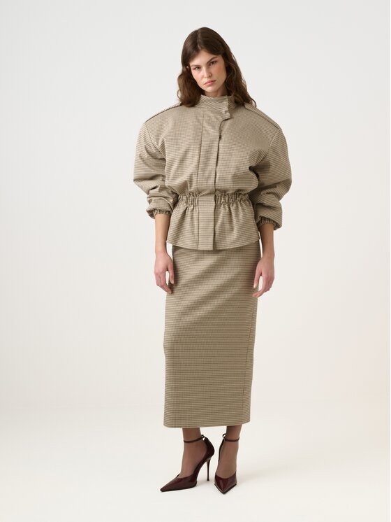 La Mania La Mania Giubbotto piumino BEA Beige Classic Fit