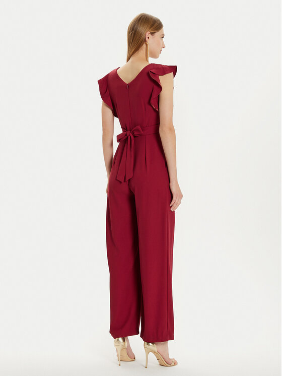 Rinascimento Rinascimento Jumpsuit CFC0119758003 Dunkelrot Regular Fit