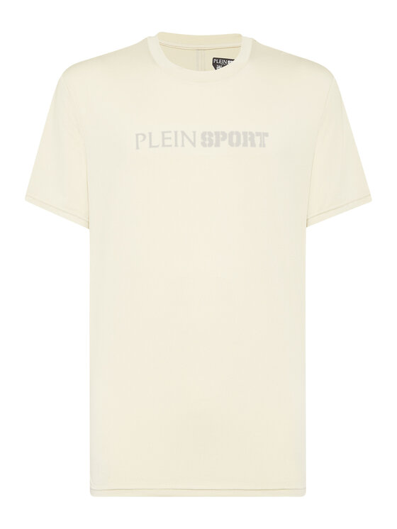 Plein Sport Plein Sport T-Shirt 22969 Beżowy Regular Fit