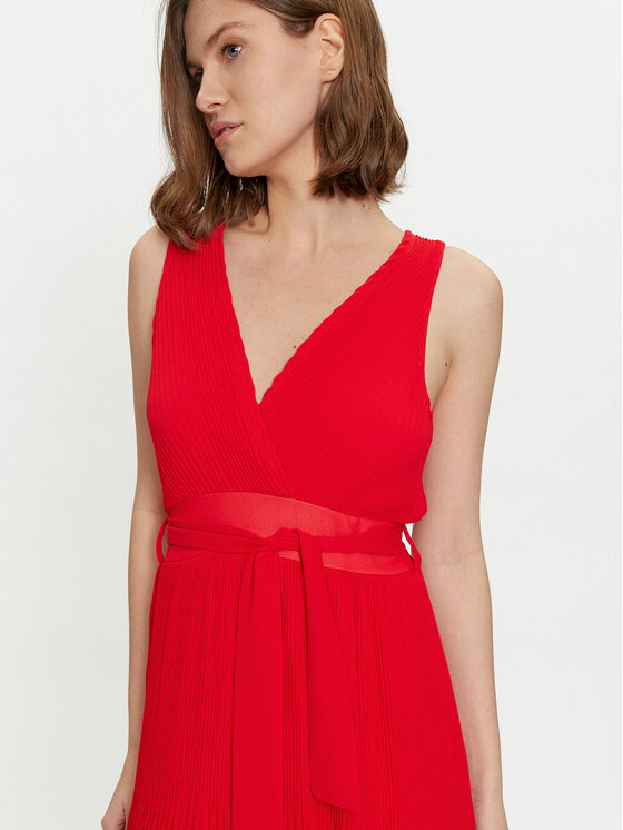 Dixie Dixie Rochie de seară A319J045 Roșu Regular Fit