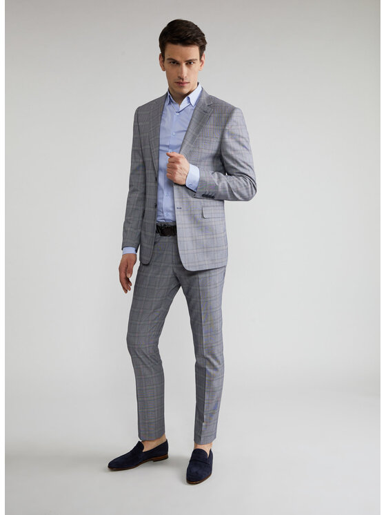 Pako Lorente Pako Lorente Koszula P000B-1X-054 Niebieski Slim Fit