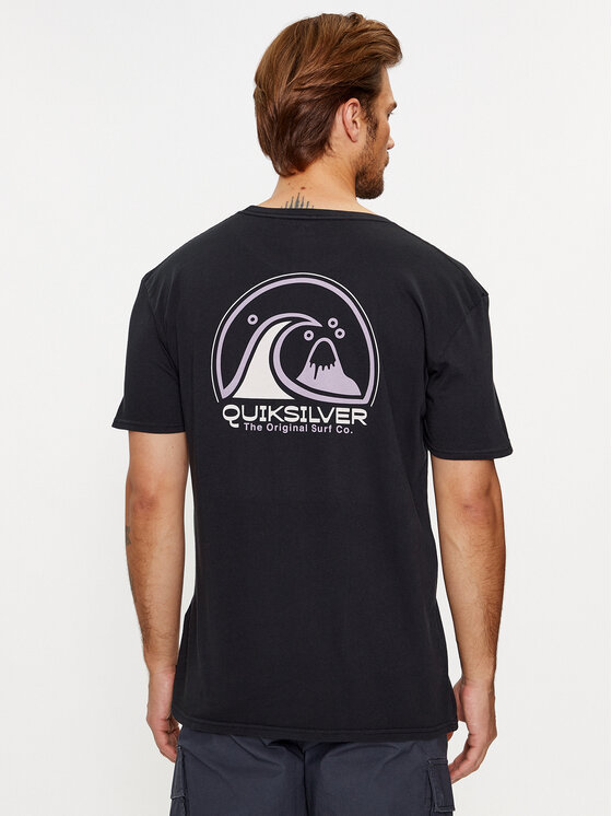 Quiksilver Quiksilver Tricou Cleancircle EQYZT07491 Negru Regular Fit