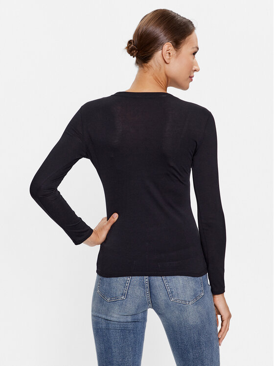 Armani Exchange Armani Exchange Blusa 6RYT56 YJ8QZ 1200 Nero Regular Fit