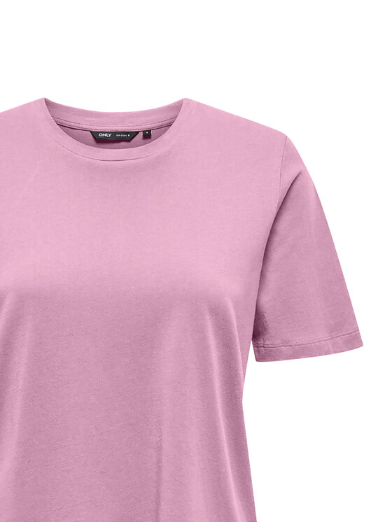 ONLY ONLY T-krekls 15270390 Rozā Regular Fit