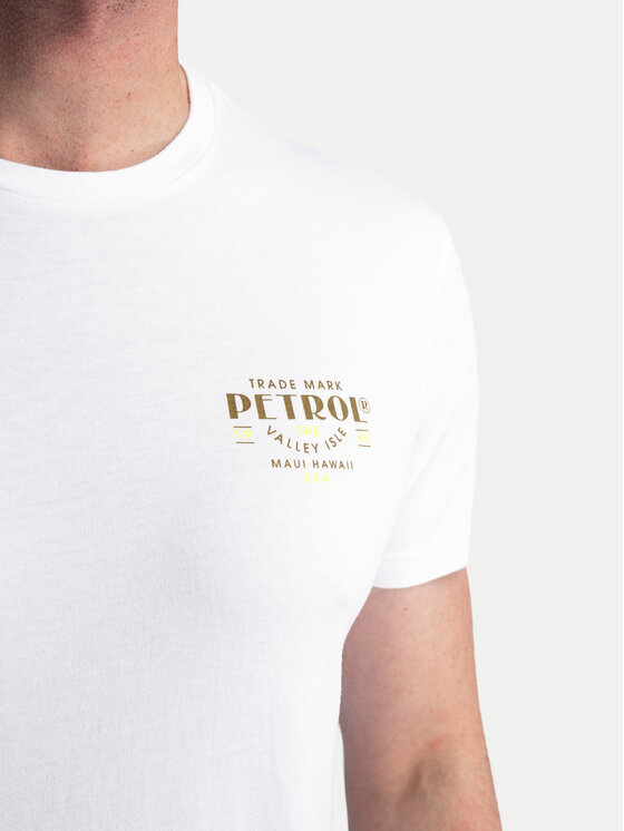 Petrol Industries Petrol Industries T-Shirt M-1040-TSR603 Biały Regular Fit