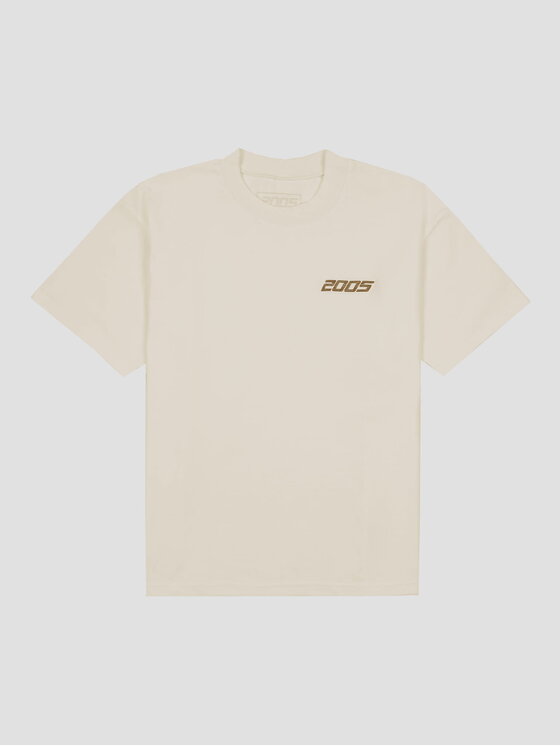 2005 2005 Tričko basic Béžová Oversize