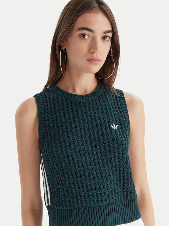 adidas adidas Felső adicolor JW4993 Zöld Regular Fit