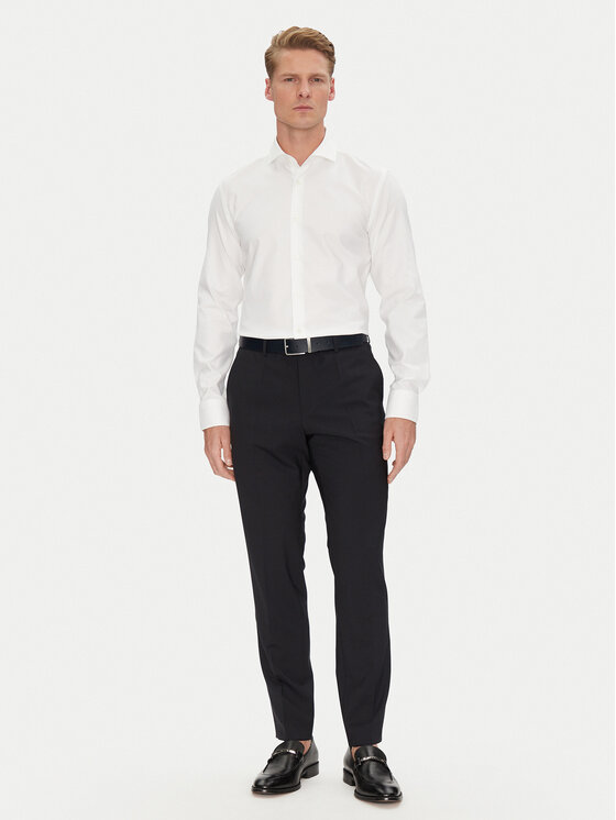 BOSS BOSS Cămașă H-Hank 50538962 Alb Slim Fit