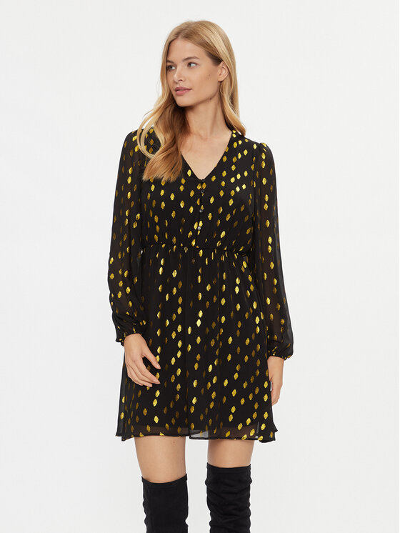 Vila Vila Повсякденна сукня 14092855 Чорний Regular Fit