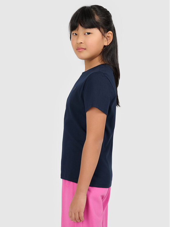 4F 4F T-Shirt NOS Granatowy Oversize
