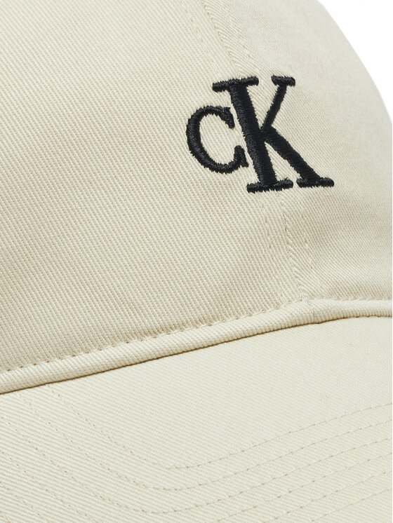 Calvin Klein Jeans Calvin Klein Jeans Czapka z daszkiem Embroidered Monogram Cap LV04K5024G Biały