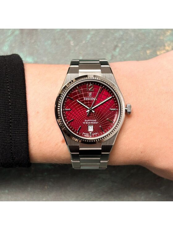Festina Festina Zegarek F20052-9 Srebrny