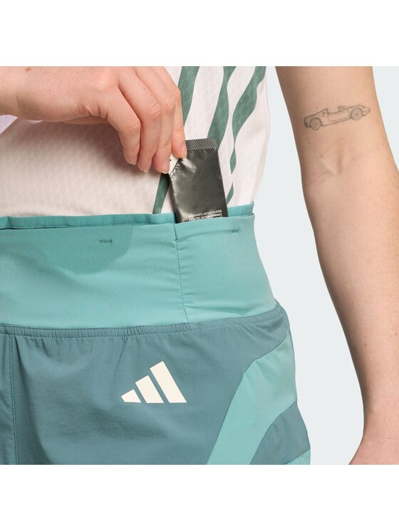 adidas adidas Szorty sportowe 151987 Zielony Slim Fit