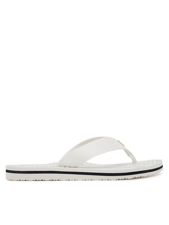 Tommy Hilfiger Tommy Hilfiger Čības uz pirksta Th Chain Print FW0FW08514 Balts