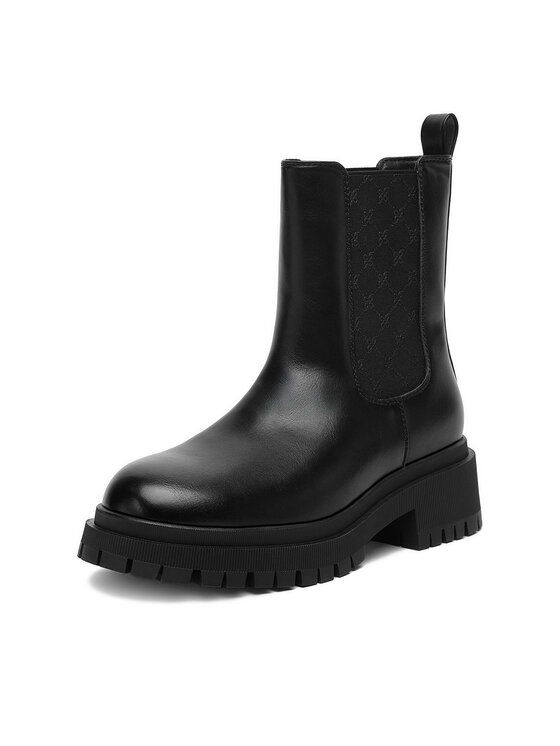 Nine West Nine West Jātnieku stila puszābaki CEO-BASIMA-01 Melns