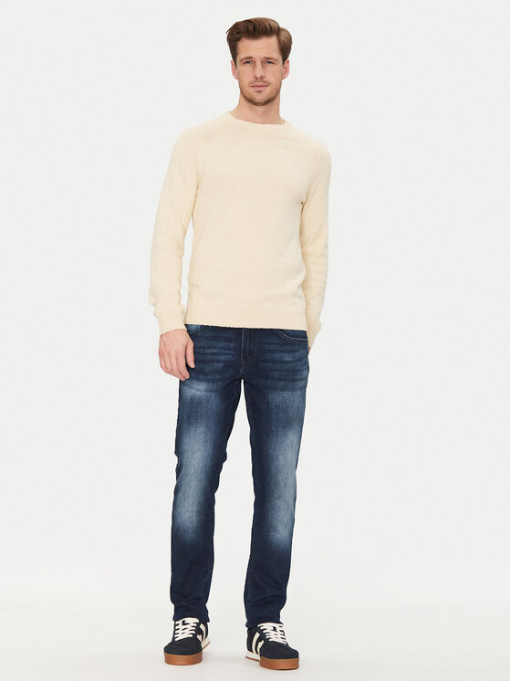 Blend Blend Kampsun 20717701 Beež Regular Fit