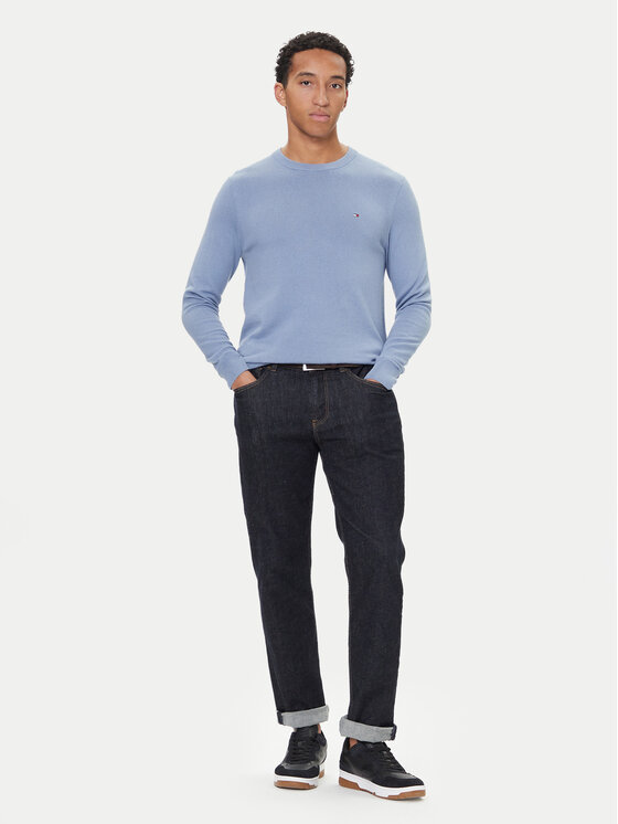 Tommy Hilfiger Tommy Hilfiger Pullover MW0MW28046 Himmelblau Regular Fit