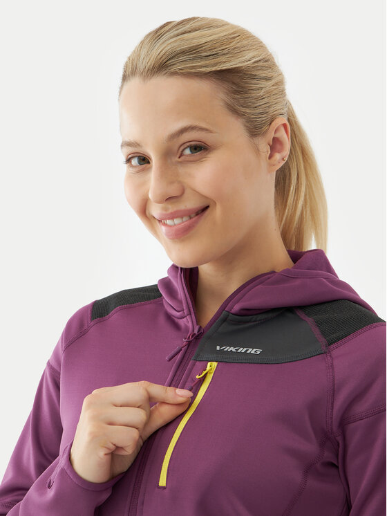 Viking Viking Felpa tecnica Yosemite Lady 720/24/1232 Rosa Regular Fit