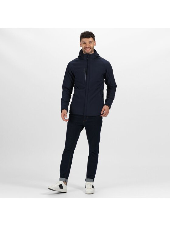 Regatta Regatta Kurtka softshell RG1526 Granatowy Classic Fit