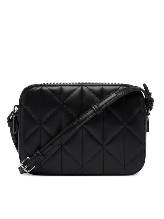 Calvin Klein Calvin Klein Kabelka Quilted Double Zip Camera Bag LV04F3328G Čierna