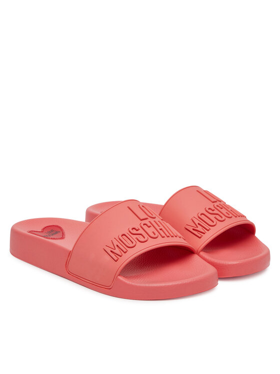 LOVE MOSCHINO LOVE MOSCHINO Klapki JA28052G0MI15502 Koralowy