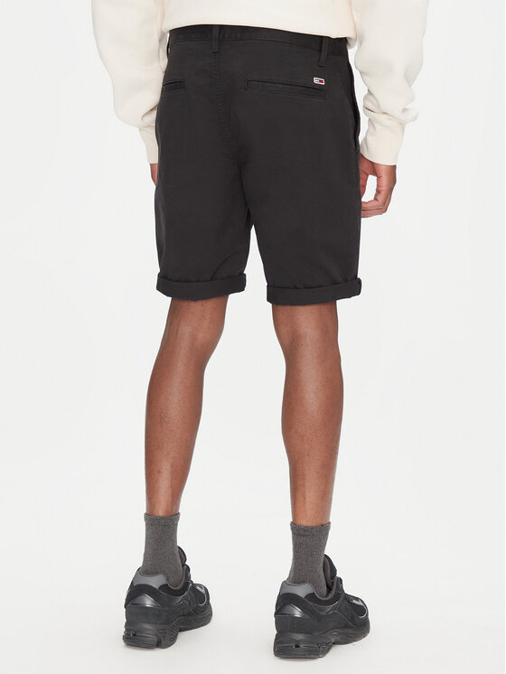 Tommy Jeans Tommy Jeans Шорти з тканини Scanton DM0DM21950 Чорний Slim Fit