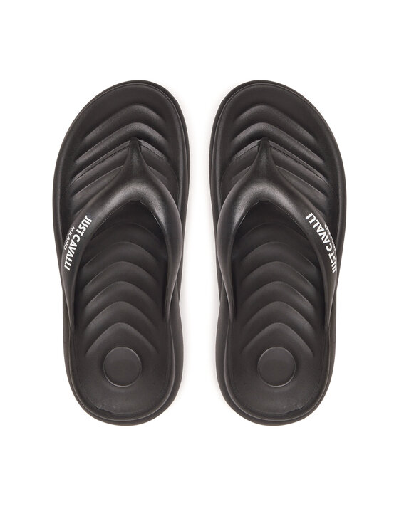 Just Cavalli Just Cavalli Čības uz pirksta 78QA3SU1 Melns