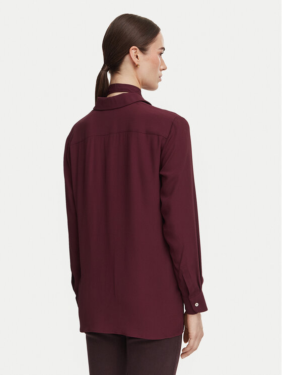 Marella Marella Ing Orca 2623116041 Bordó Regular Fit