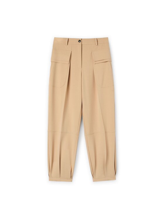 Motivi Motivi Pantaloni di tessuto P085Q004159N002 Écru Regular Fit