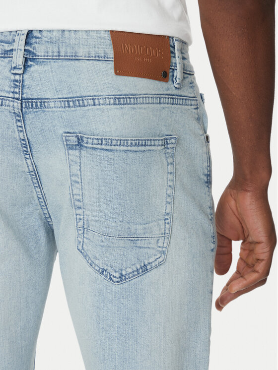 INDICODE INDICODE Jeansy Tony 4779 Modrá Slim Fit