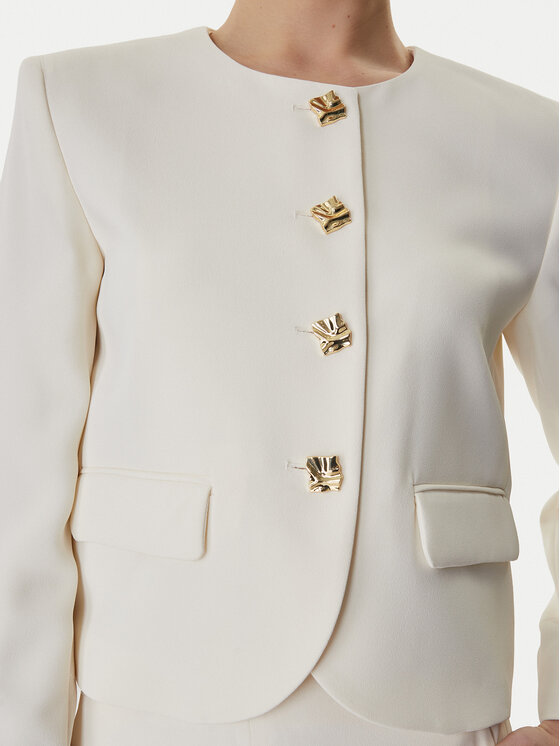 Marella Marella Bleizers Falesia 2613041063 Écru Regular Fit