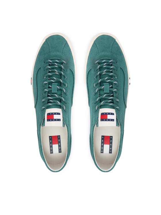 Tommy Hilfiger Tommy Hilfiger Sneakers aus Stoff Archive Vulc EM0EM01760 Grün