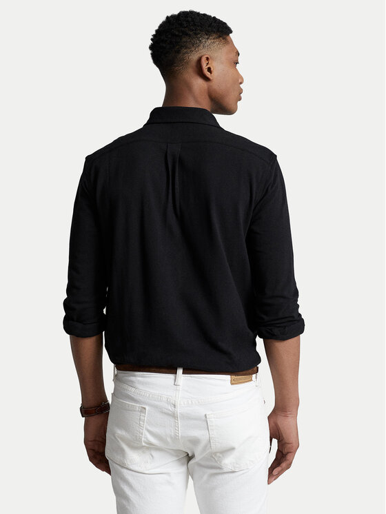 Polo Ralph Lauren Polo Ralph Lauren Cămașă Pique 710654408 Negru Regular Fit