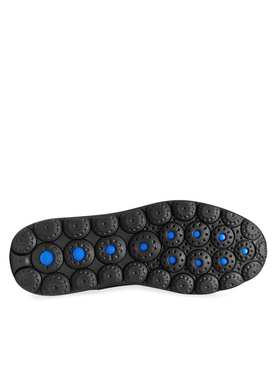 Geox Geox Členková obuv s elastickým prvkom U Spherica U56BYD 00043 C9999 Čierna